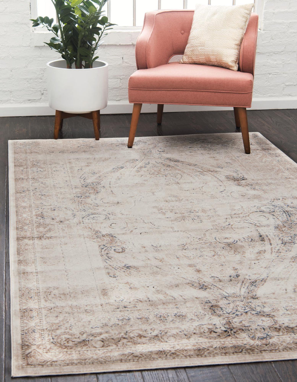 Unique Loom Chateau T-H553D Beige Area Rug – Incredible Rugs and Decor
