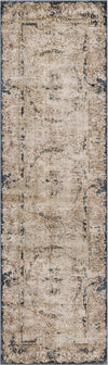 Unique Loom Chateau T-H556D Cream Area Rug Runner Top-down Image