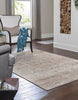 Unique Loom Chateau T-K056A Beige Area Rug Rectangle Lifestyle Image