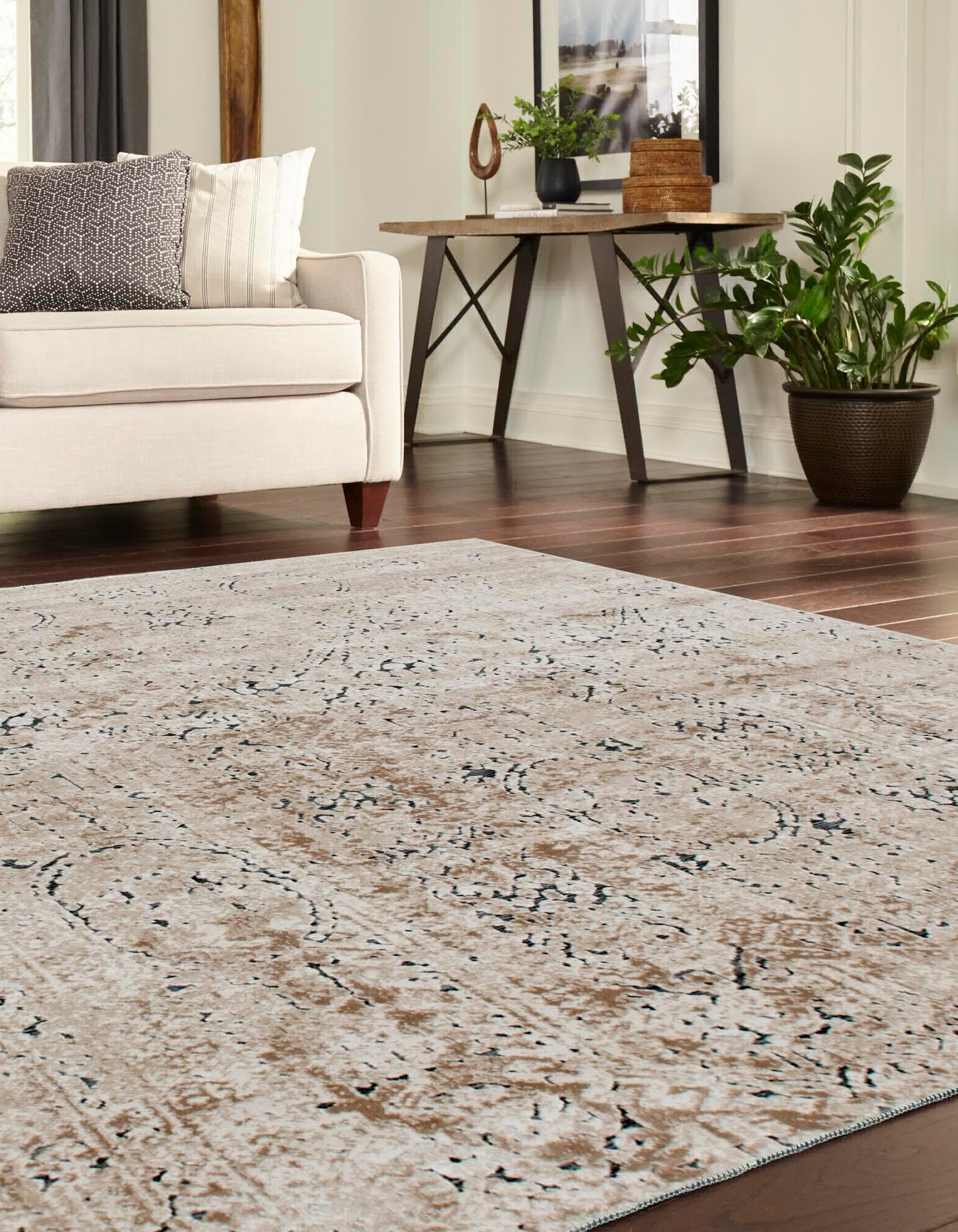 Unique Loom Chateau T-K056A Beige Area Rug – Incredible Rugs and Decor