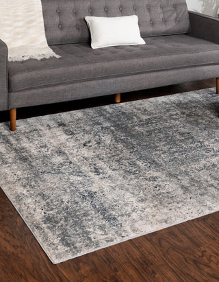 Unique Loom Chateau T-K056A Gray Area Rug Rectangle Lifestyle Image