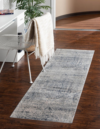 Unique Loom Chateau T-K056A Gray Area Rug Runner Lifestyle Image