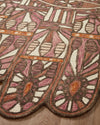 Loloi Chaya CHY-01 Berry/Spice Area Rug by Justina Blakeney Close Up