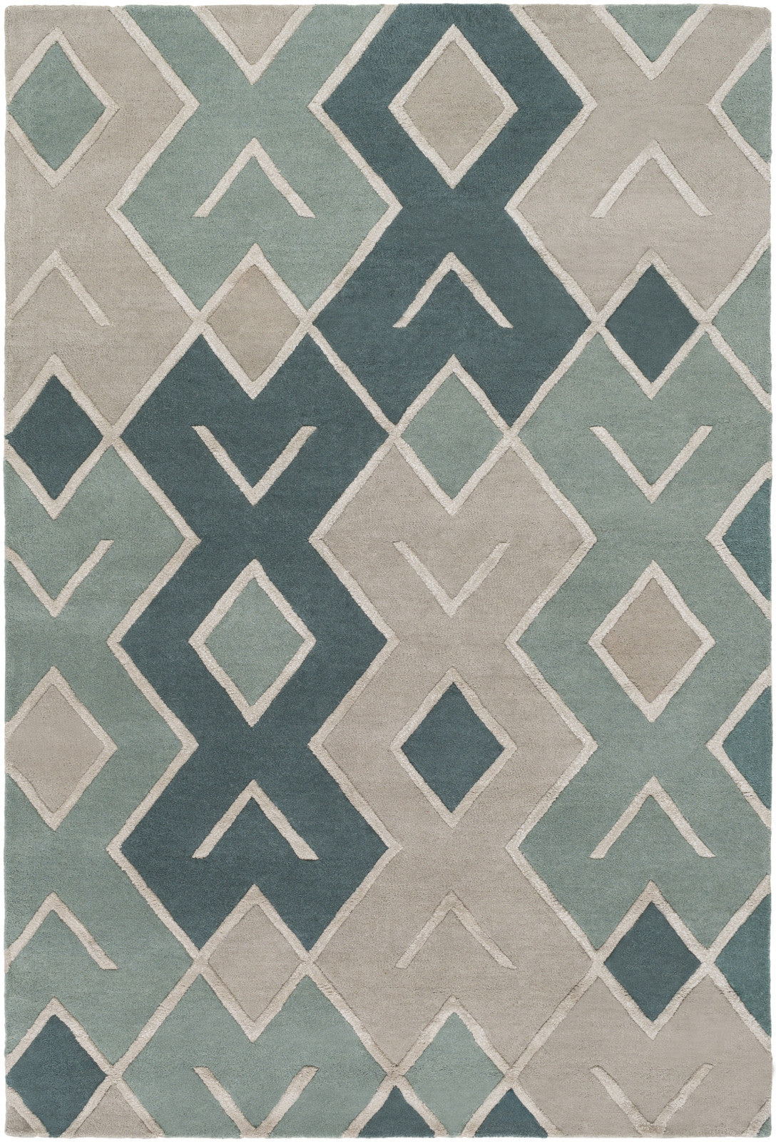 Chamber CHB-1007 Gray Hand Tufted Area Rug by Surya