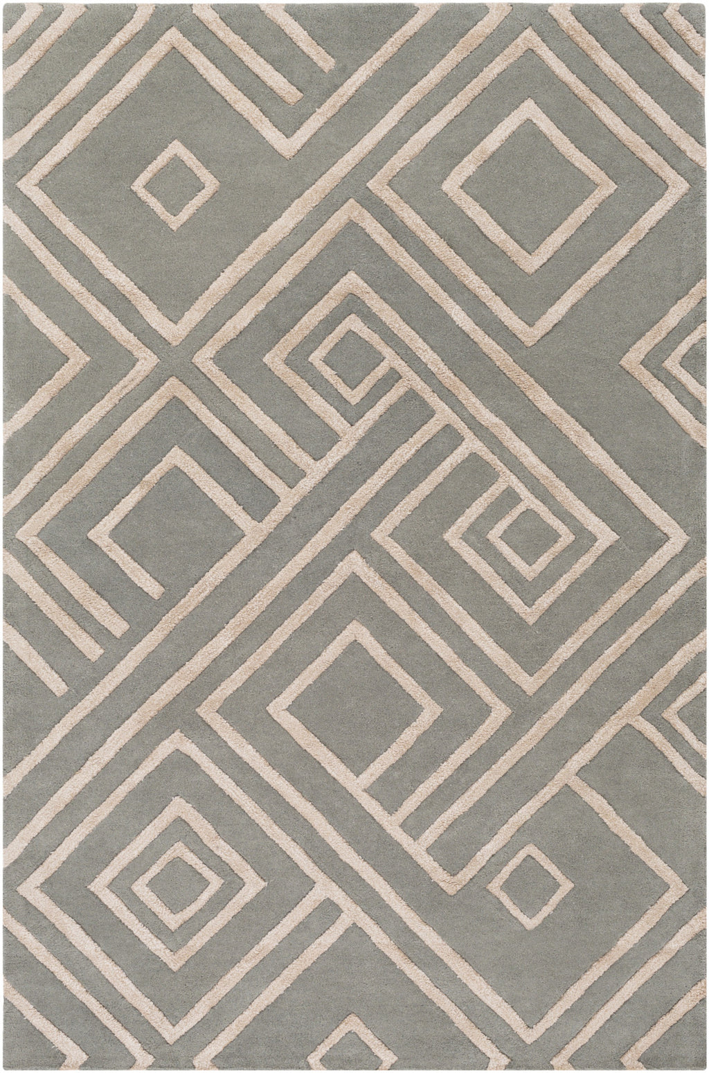 Chamber CHB-1015 Green Hand Tufted Area Rug by Surya