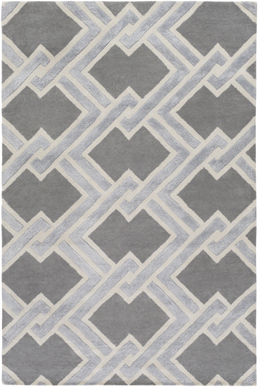 Chamber CHB-1017 Gray Hand Tufted Area Rug by Surya