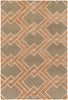 Chamber CHB-1018 Brown Hand Tufted Area Rug by Surya 5' X 7'6''