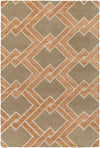 Chamber CHB-1018 Brown Hand Tufted Area Rug by Surya 5' X 7'6''