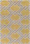 Chamber CHB-1019 Yellow Hand Tufted Area Rug by Surya 5' X 7'6''