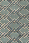 Chamber CHB-1020 Green Hand Tufted Area Rug by Surya 5' X 7'6''