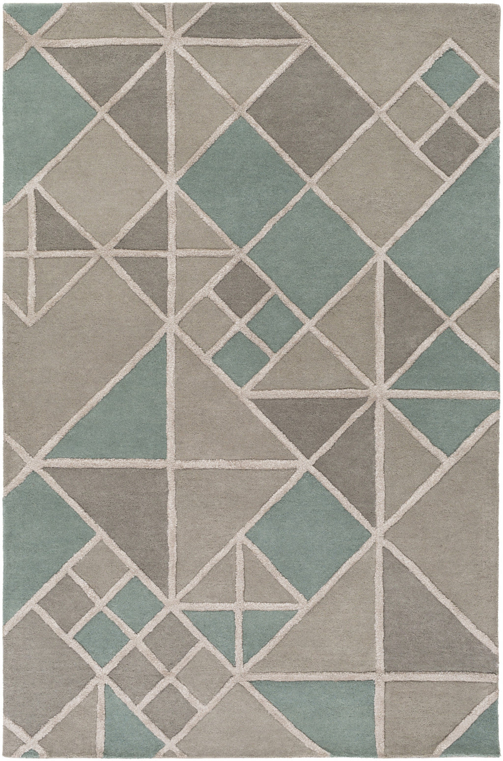 Chamber CHB-1022 Gray Hand Tufted Area Rug by Surya