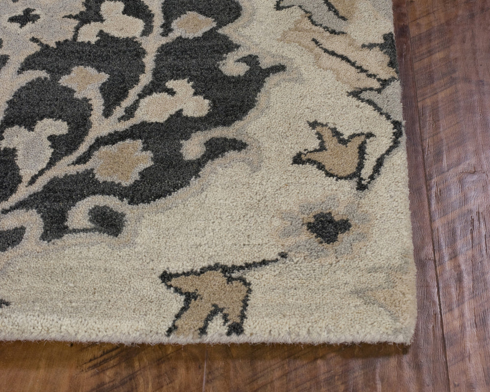 KAS Chelsea 2393 Ivory Medallia Area Rug  Feature