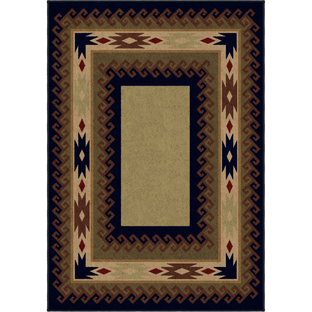 Orian Rugs Cherokee San Angelo Green Area Rug – Incredible Rugs and Decor