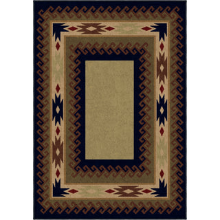 Orian Rugs Cherokee San Angelo Green Area Rug main image