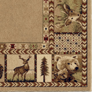 Orian Rugs Cherokee Big Spring Beige Area Rug Close Up