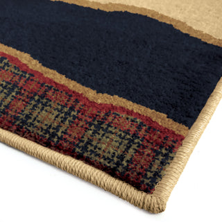 Orian Rugs Cherokee Nature Multi Area Rug Corner Shot