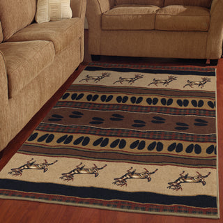 Orian Rugs Cherokee Nature Multi Area Rug Room Scene Feature