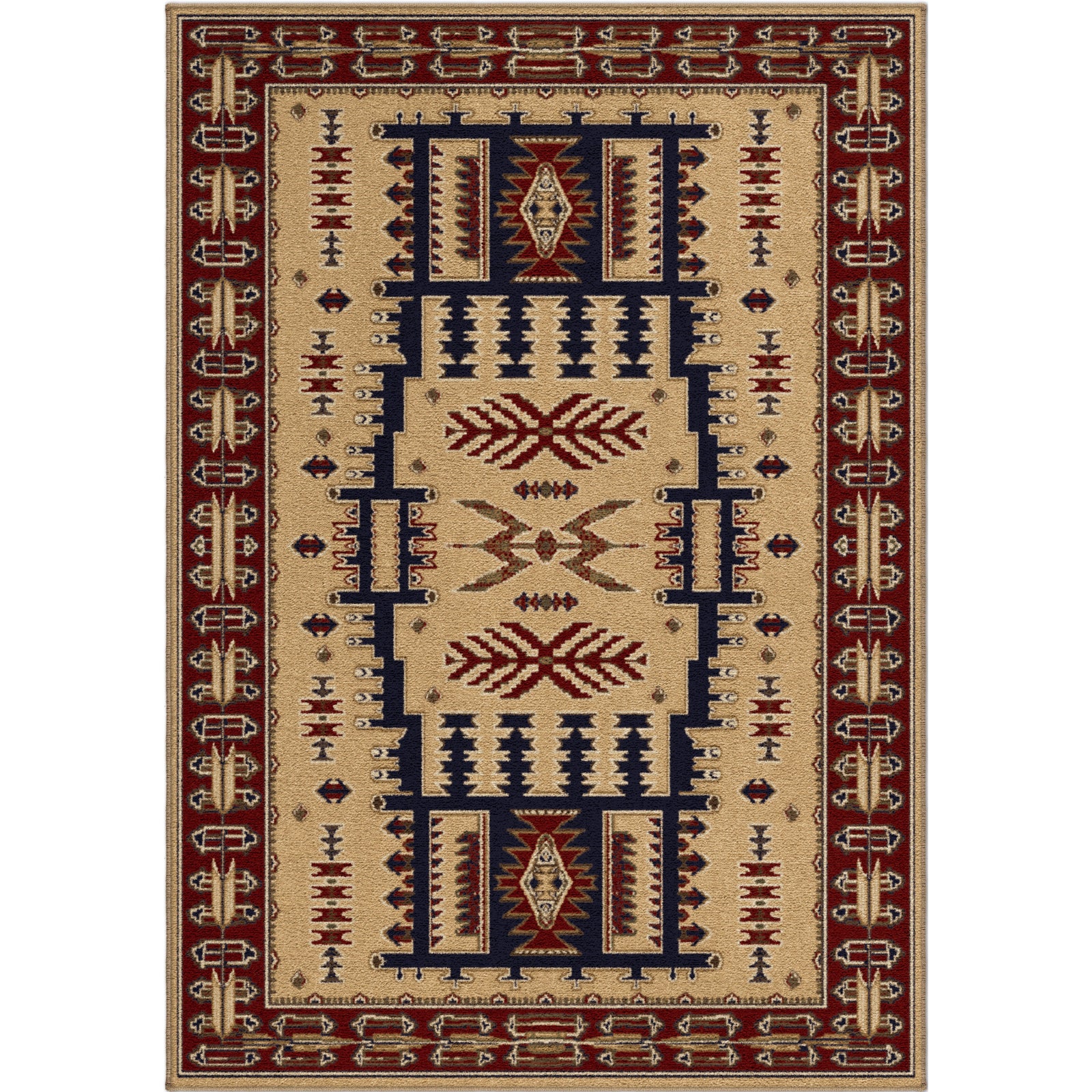 Orian Rugs Cherokee Denison Ivory Area Rug – Incredible Rugs and Decor