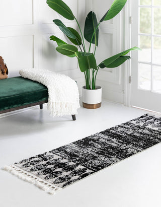 Unique Loom Cherokee T-CHRK1 Black Area Rug Runner Lifestyle Image