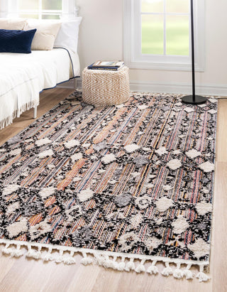 Unique Loom Cherokee T-CHRK2 Rust Multi Area Rug Rectangle Lifestyle Image Feature