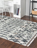 Unique Loom Cherokee T-CHRK2 Sand Area Rug Rectangle Lifestyle Image