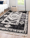 Unique Loom Cherokee T-CHRK3 Fossil Gray Area Rug Rectangle Lifestyle Image Feature
