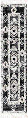 Unique Loom Cherokee T-CHRK3 Fossil Gray Area Rug Runner Top-down Image
