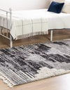 Unique Loom Cherokee T-CHRK4 Fossil Gray Area Rug Rectangle Lifestyle Image