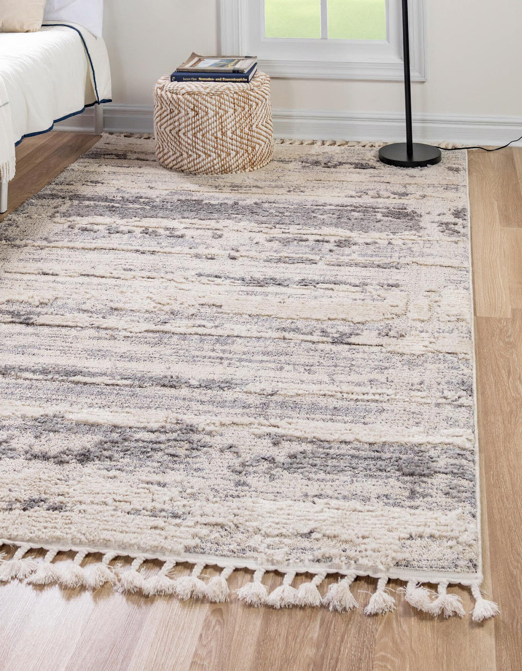 Unique Loom Cherokee T-CHRK6 Sand Area Rug Rectangle Lifestyle Image Feature