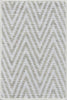Momeni Chevron CHE-B Grey Area Rug by Broadloom main image