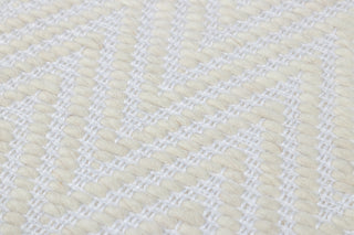 Momeni Chevron CHE-B Ivory Area Rug by Broadloom Corner Image