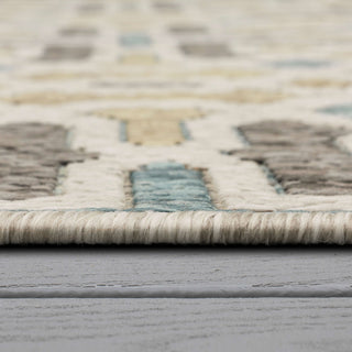 Karastan Drew and Jonathan Outdoor Chilcott Platinum Area Rug Detail Image