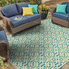 Karastan Drew and Jonathan Outdoor Chilcott Wintergreen Area Rug Lifestyle Image