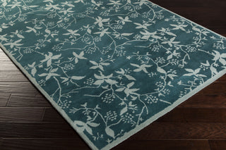 Surya Chapman Lane CHLN-9012 Teal Hand Tufted Area Rug by angelo:HOME 5x8 Corner