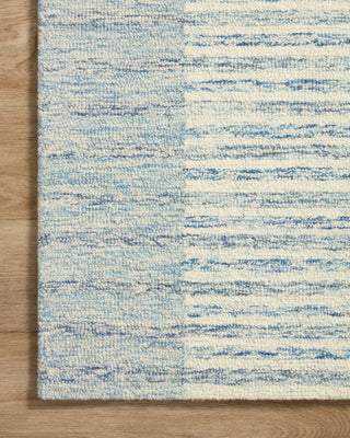 Loloi Chris CHR-01 Ivory/Denim Area Rug by Loves Julia Corner Image