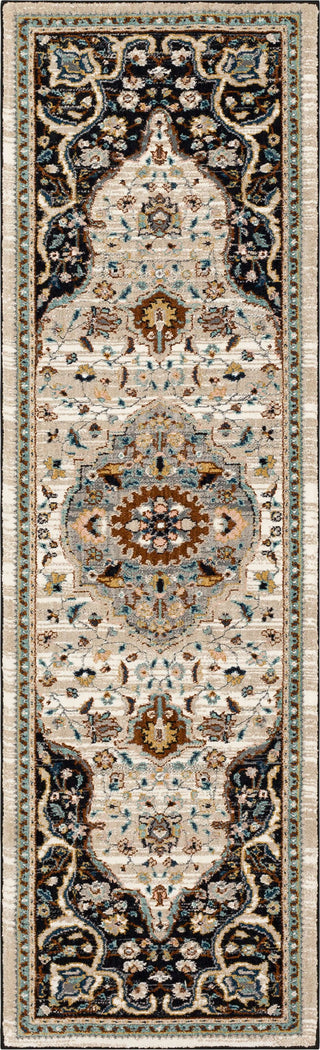 Karastan Zephyr Chronos Black Area Rug Main Image