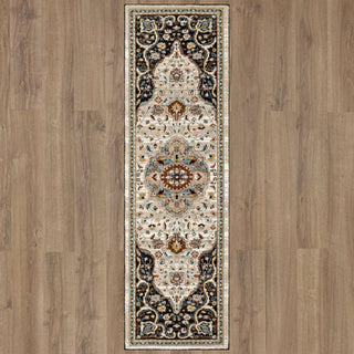 Karastan Zephyr Chronos Black Area Rug Main Image