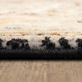 Karastan Zephyr Chronos Black Area Rug Detail Image