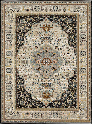 Karastan Zephyr Chronos Black Area Rug Main Image