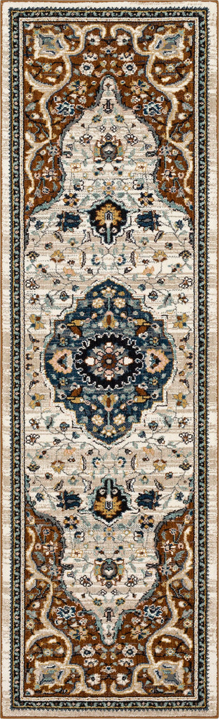 Karastan Zephyr Chronos Rust Area Rug Main Image