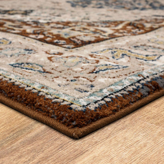 Karastan Zephyr Chronos Rust Area Rug Main Image