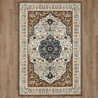 Karastan Zephyr Chronos Rust Area Rug Main Image