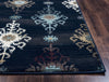 Rizzy Chateau CH4250 Black Area Rug Detail Image