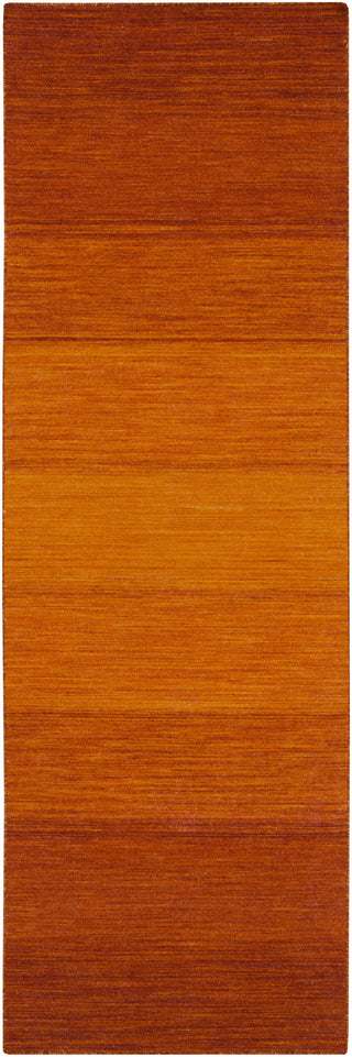 Surya Chaz CHZ-5004 Bright Orange Area Rug 2'6'' X 8' Runner