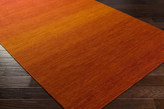 Surya Chaz CHZ-5004 Bright Orange Area Rug 5x8 Corner