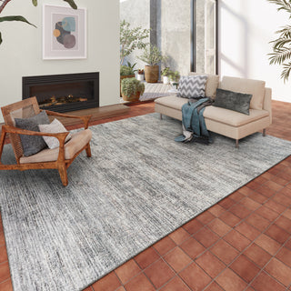 Dalyn Ciara CR1 Graphite Area Rug Room Image Feature