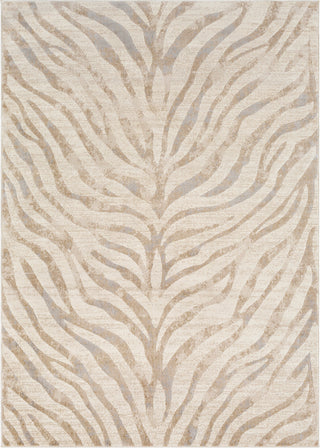 Surya City CIT-2301 Light Gray Beige Khaki Area Rug Mirror main image