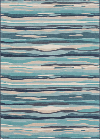 Surya City CIT-2321 Aqua Beige Khaki Charcoal Taupe Area Rug main image