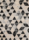 Surya City CIT-2329 Black Light Gray Taupe Beige Area Rug Mirror main image