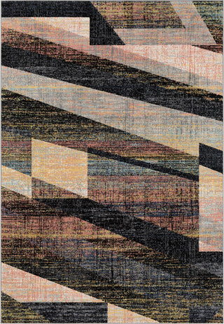 Surya City CIT-2354 Coral Beige Khaki Black Taupe Light Gray Mustard Aqua Charcoal Area Rug main image